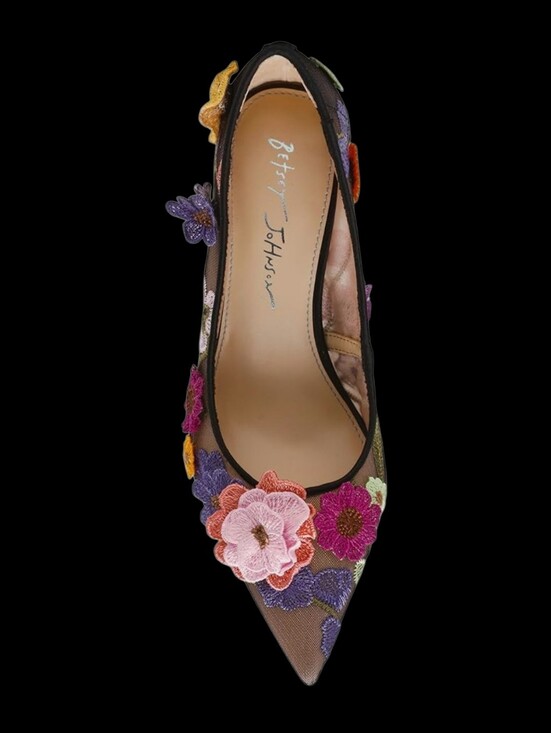 Betsey Johnson Shoes - Betsey Johnson SB-Aimey 3-D Floral Pumps